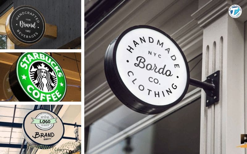 Hình ảnh gia công chuẩn kỹ thuật của bảng hiệu tròn